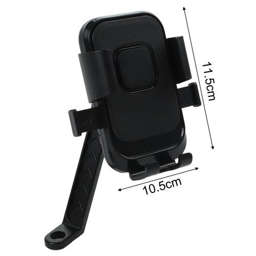 Motorcycle Rearview Mirror Phone Holder with Enhanced Shock Protection - Afbeelding 14 van 25