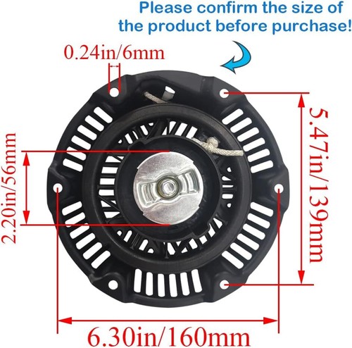 590607 Pull Start Assembly Recoil Starter 208cc/CR750 CR950/590607 797276 - Picture 4 of 6
