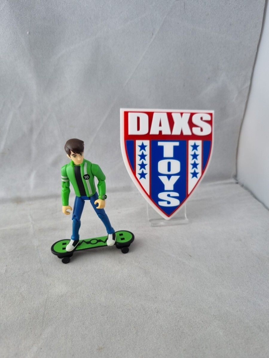 Ben 10 Figure Ben Tennyson With Skateboard