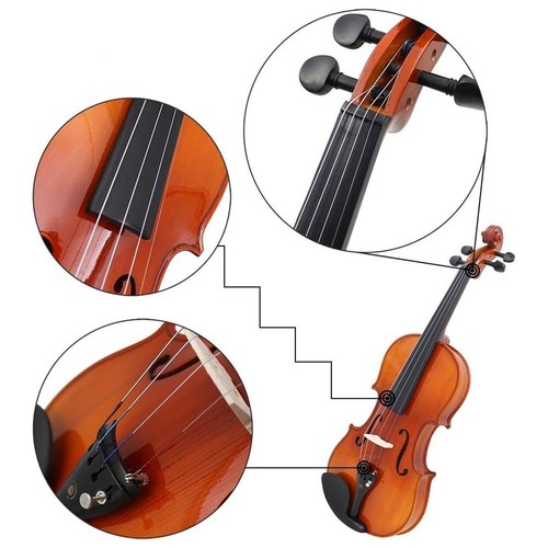 Portable Reliable Economical Maneuverable a Set of 4 Violin Nylon Single Strings - Picture 7 of 8