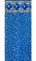 33'x52 Ft Round Unibead Crystal Tile Above Ground Swimming Pool Liner-20 Gauge on sale 33'x52 Ft Round Unibead Crystal Tile Above Ground Swimming Pool Liner-20 Gauge on sale