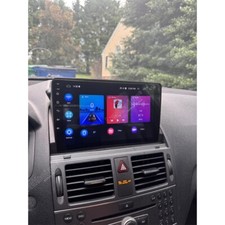 For 2006-2011 Mercedes Benz C-Class W204 S204 Apple Carplay Android 13 Car Radio