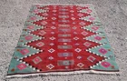 5x7 Turkish Vintage Kilim Rug - Rugs for living room