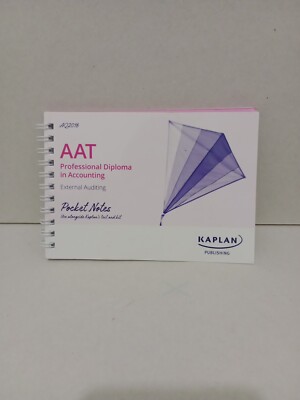 Kaplan AAT Professional Diploma In Accounting External Auditing Notes AQ2016
