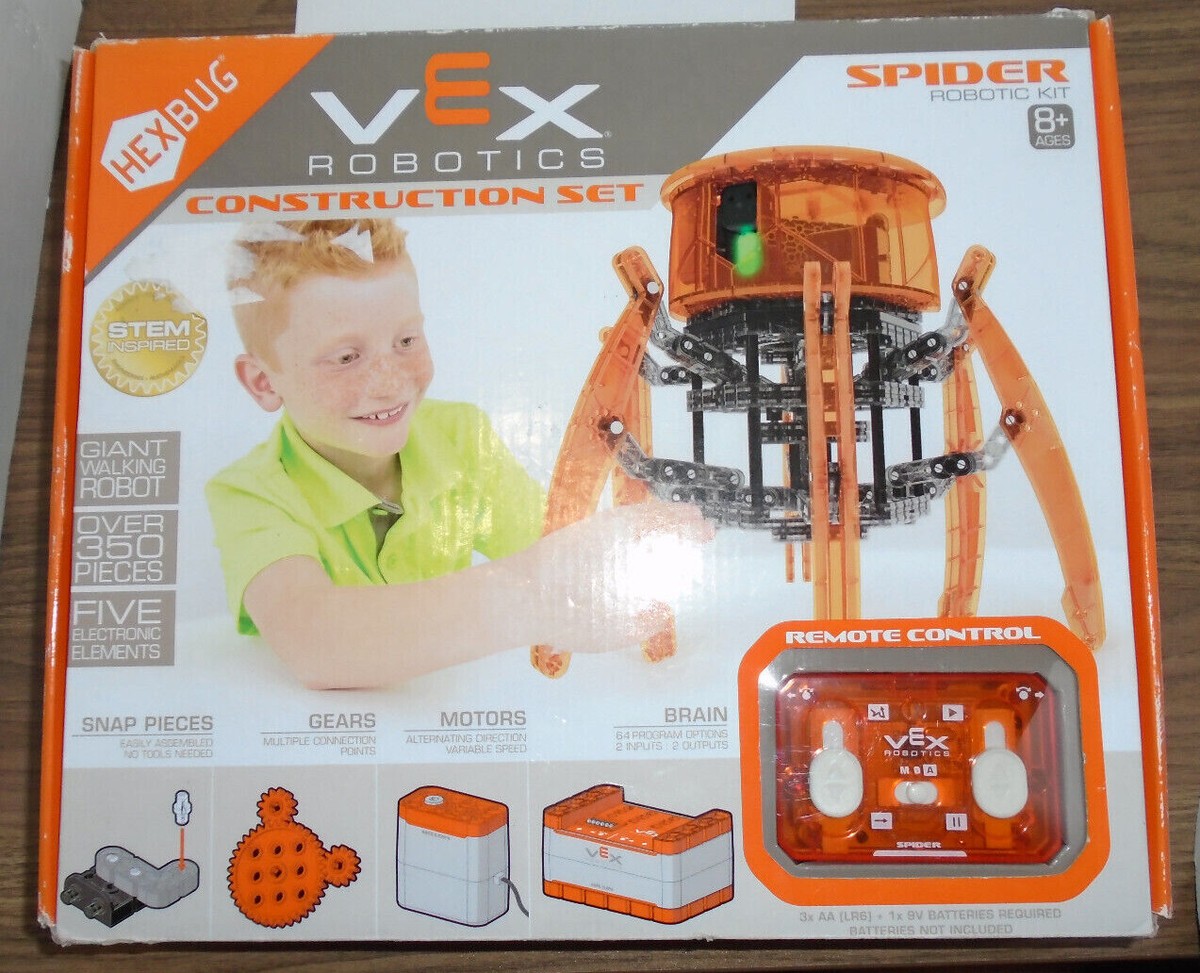 HEXBUG Spider Robotic Kit Vex Robotics Construction Set Remote Motor
