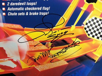 Don Prudhomme Tom McEwen Signed Snake and Mongoose Hot Wheels Set