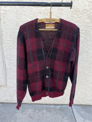 Vintage Jantzen Mohair Red Maroon 