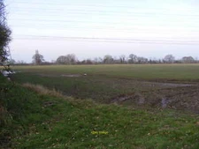 Photo 12x8 Field off Grove Road Friston At the entrance to Manor Farm near c2013