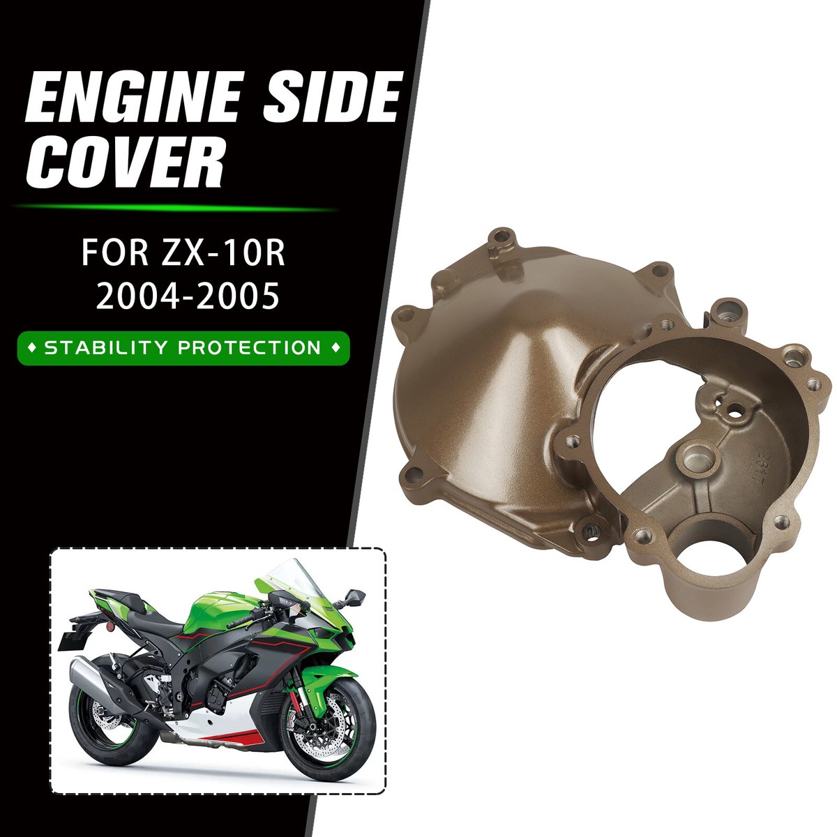 Aluminium Engine Stator Cover Crankcase Fit For Kawasaki Ninja