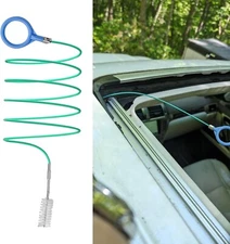 78" Auto Sunroof Drain Cleaning Tool - Flexible Car Wash Pipe Cleaner Brush
