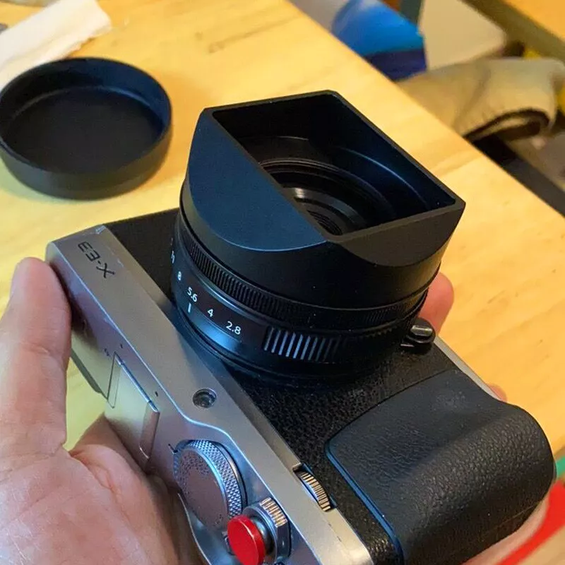 Aluminum Metal Square Adapter Ring Kit For Fujifilm Fujinon XF27mm F/2.8 R WR X