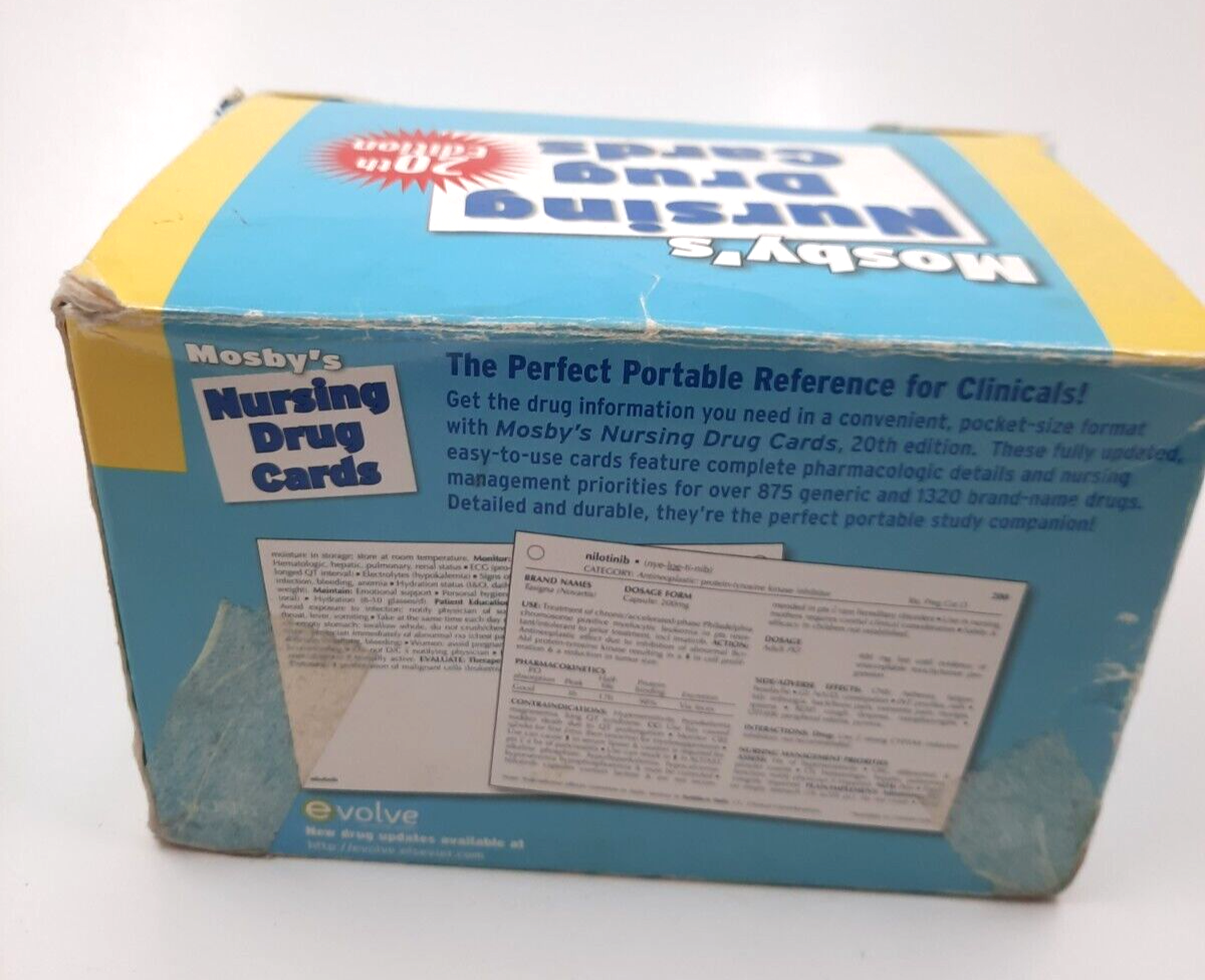 Mosby's Nursing Drug Cards by Joseph A. Albanese Patricia A. Nutz 20th