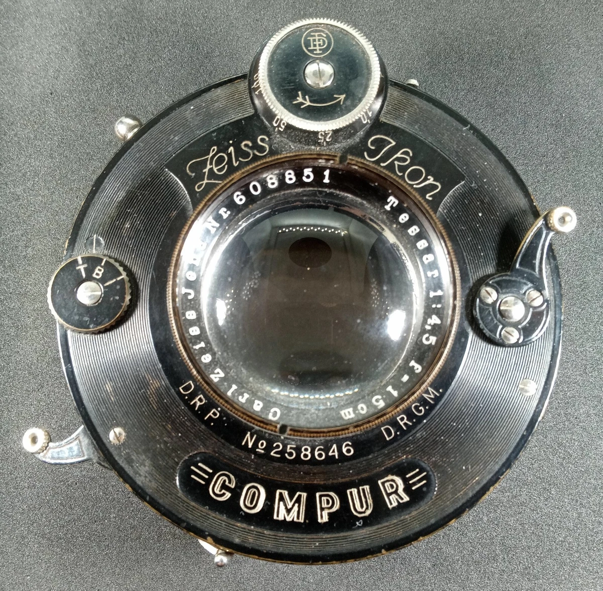 Rare millésime Carl Zeiss Jena 196691 Tessar 1:45 F 25cm DRP objectif de photographie - Canada