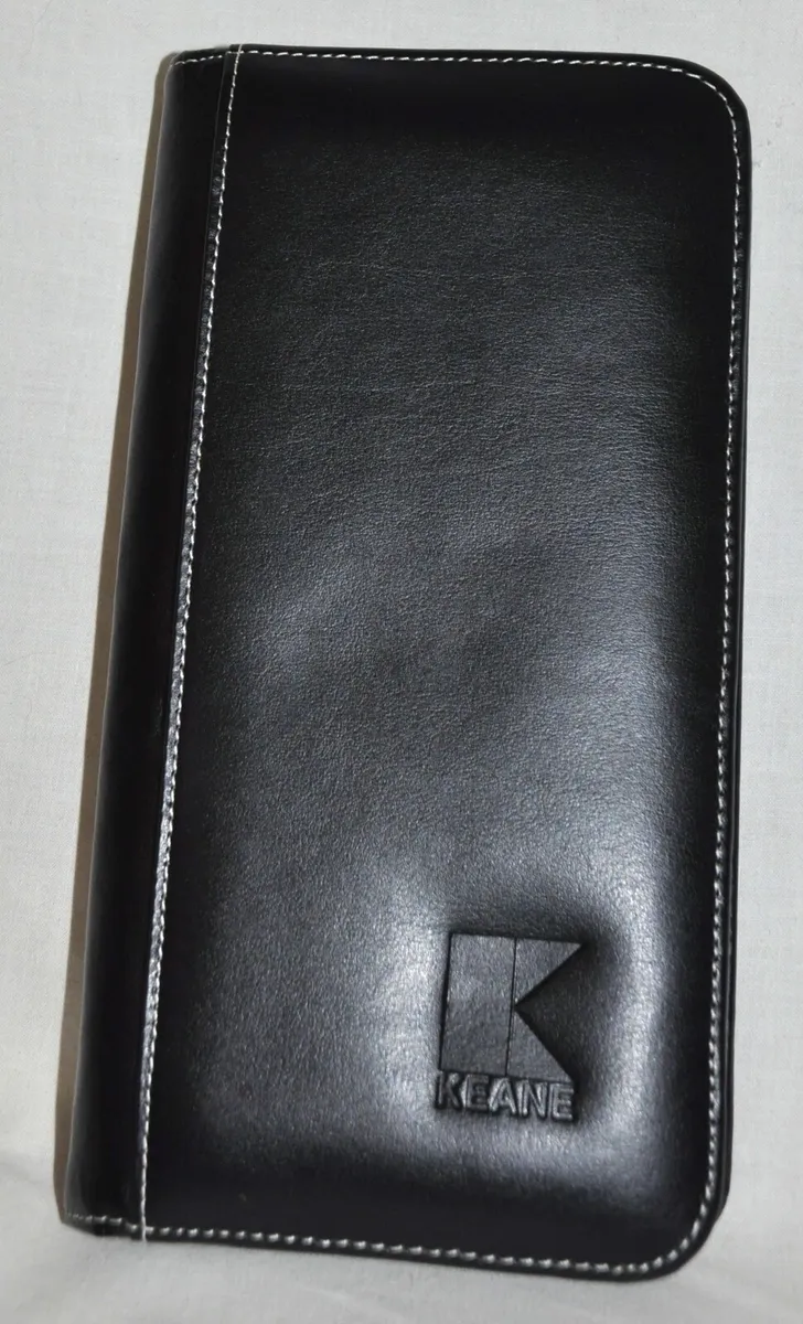 Keane Dart Business Accessories Planner Card Holder Black Zip