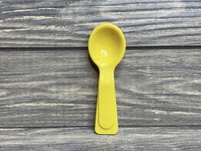 Vintage Kitchen Utensil Kids Toy Yellow Spoon Fisher Price