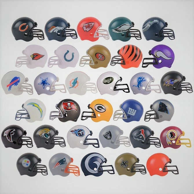 NEW NFL Mini Helmets 2023 - PICK ANY TEAM - Football Gumball Pencil Topper