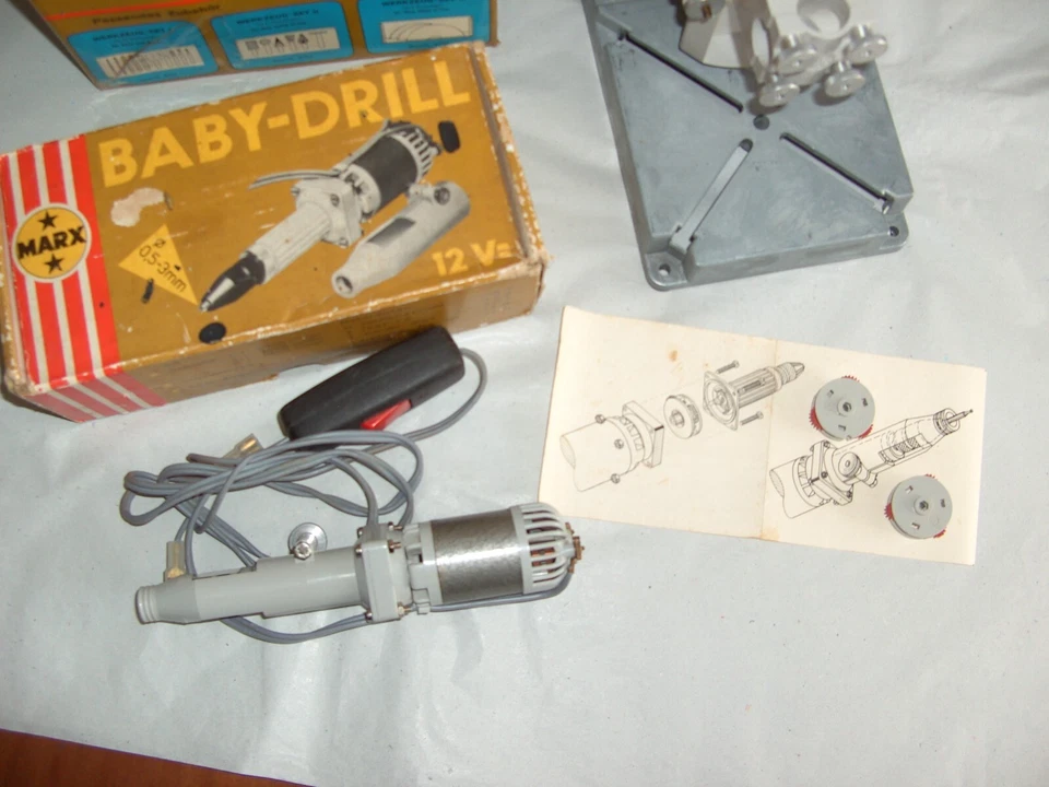 MARX Baby Drill 12 Volt Bohrständer neuwertig - Bild 2 von 4