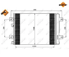 Condenser, Air Conditioning EASY FIT NRF 35947 for Dacia Logan