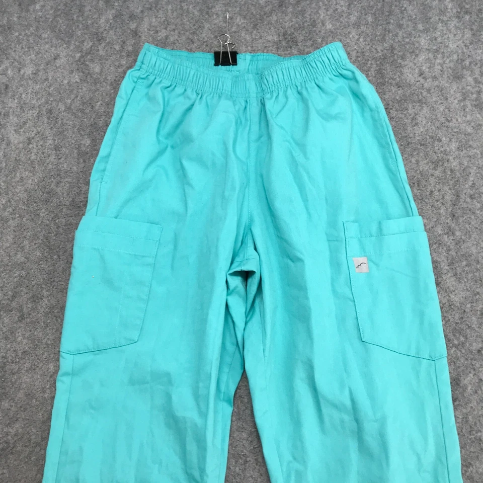 Pantalones suaves Butter para mujer talla XS azules exfoliantes utilitarios carga ropa de trabajo tirar Foto 3 de 4