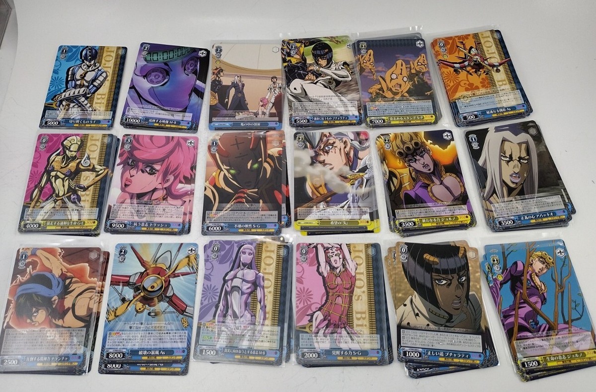 Weiss Schwarz JoJo's Bizarre Adventure Golden Wind Japanese Lot of