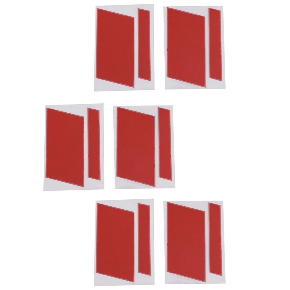 Universal Cars Wheel Hub Stickers Racing PVC Body Decals Exterior Decoration RED Foto 4 de 4