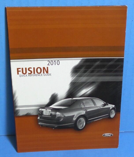 Decoding The Mysteries Your Ultimate Guide To The 2010 Ford Fusion Owners Manual