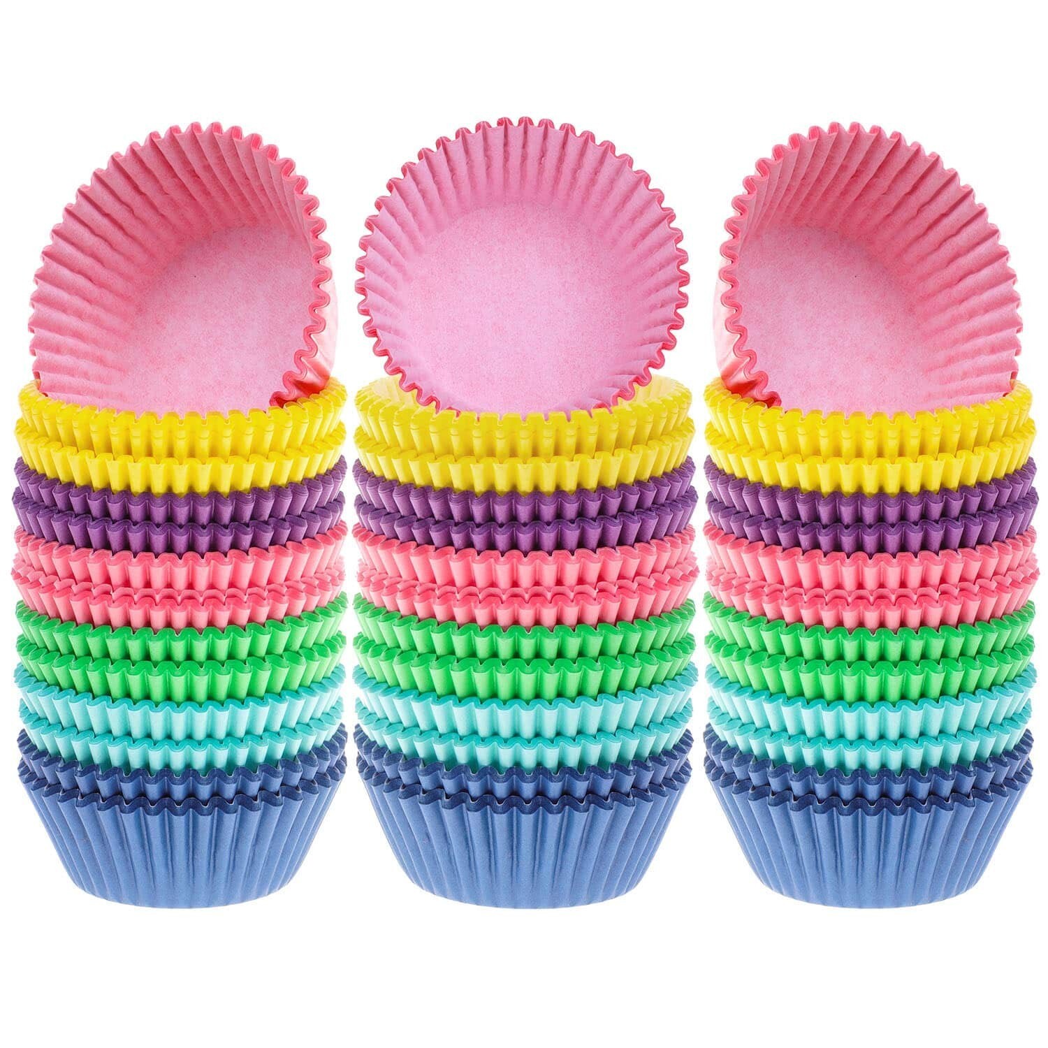 Selizo 600 Pcs Cupcake Liners Cupcake Wrappers Cupcake Paper Baking Cups for ...