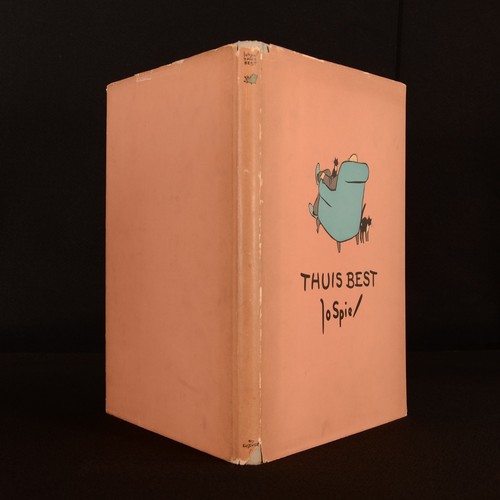 1951 Thuis Best Jo Spier Dustwrapper Profusely Illustrated Dutch Very Scarce - Picture 2 of 12