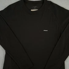 Vintage Patagonia L/S Capilene Mens Large Black Baselayer Long Sleeve USA