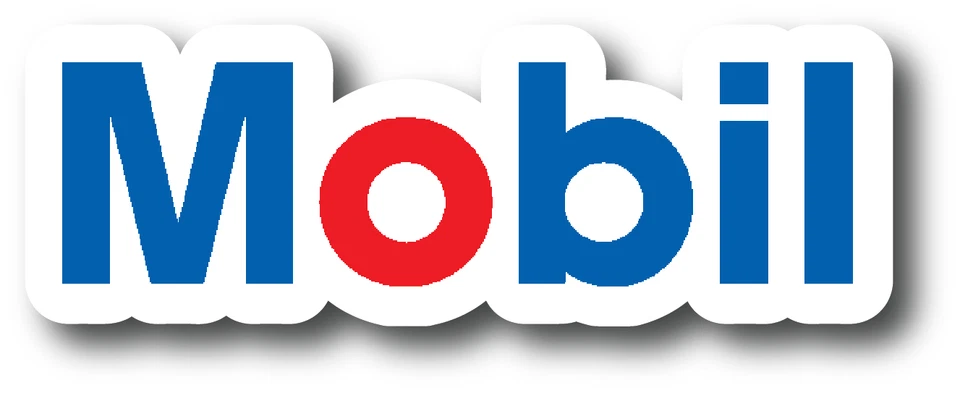 Paquete de 2 calcomanías/pegatinas de vinilo premium Mobil 1 - logotipo de empresa de petróleo y gas Foto 2 de 4