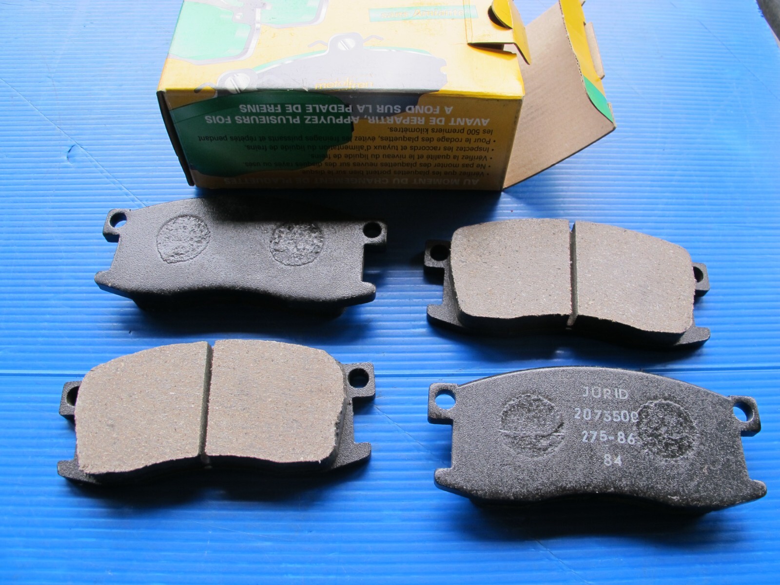 Plaquettes avant Jurid pour Honda Civic, finis les sifflements