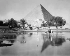 THE GREAT PYRAMID, PYRAMIDS OF GIZA EGYPT 11x14 GLOSSY PHOTO PRINT