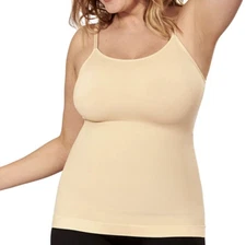 Shapermint Essentials Beige Scoop Neck Cami 4XL Everyday Control & Comfort