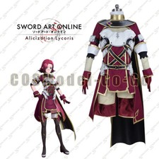 SWORD ART ONLINE Alicization Lycoris Medina Halloween Cosplay Costume Women Suit