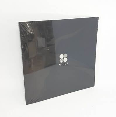 K-POP BTS 2nd Album WINGS ''W Ver.'' CD + 96p Photobook + Photocard Sealed + Gift