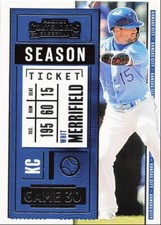 2020 Panini Contenders Whit Merrifield Kansas City Royals #57