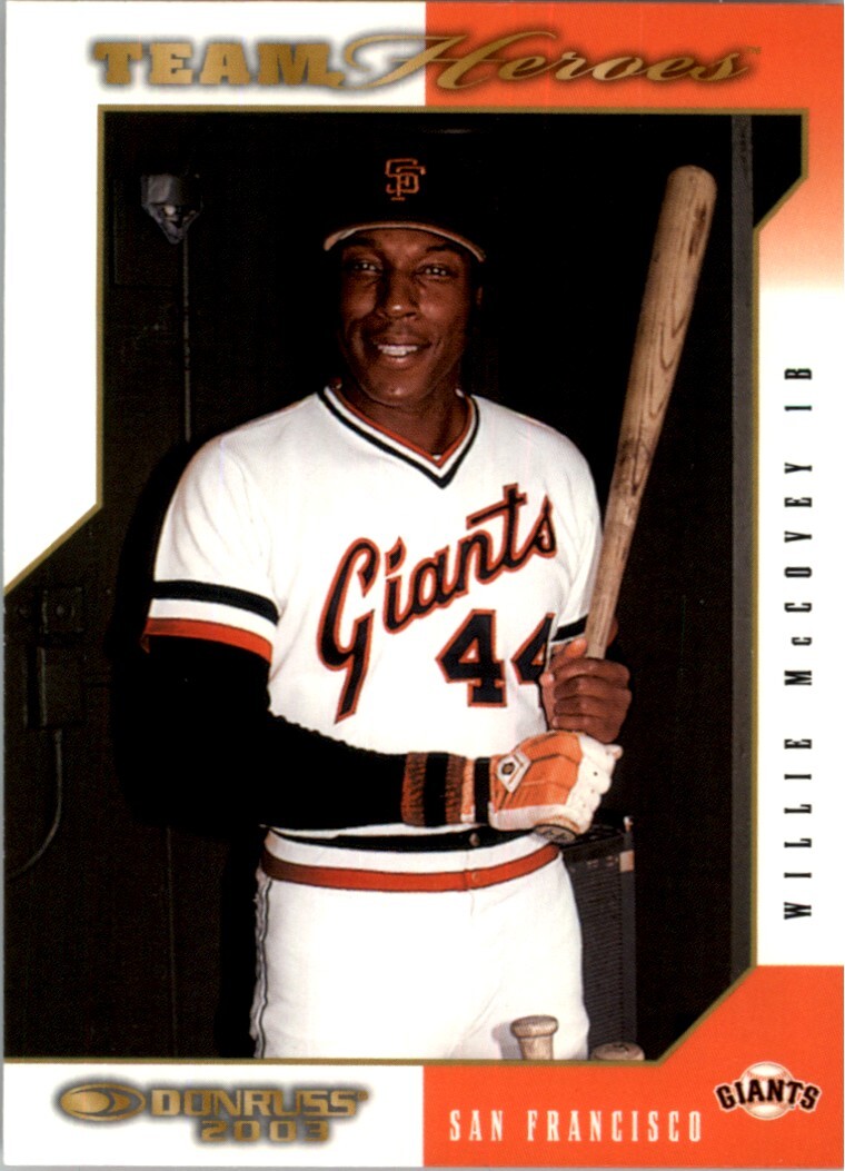 2003  Donruss Team Heroes  #442 Willie McCovey  San Francisco Giants HOF *+*