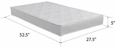 Child Crib Mattress Firm Baby Toddler Waterproof Bed Infant