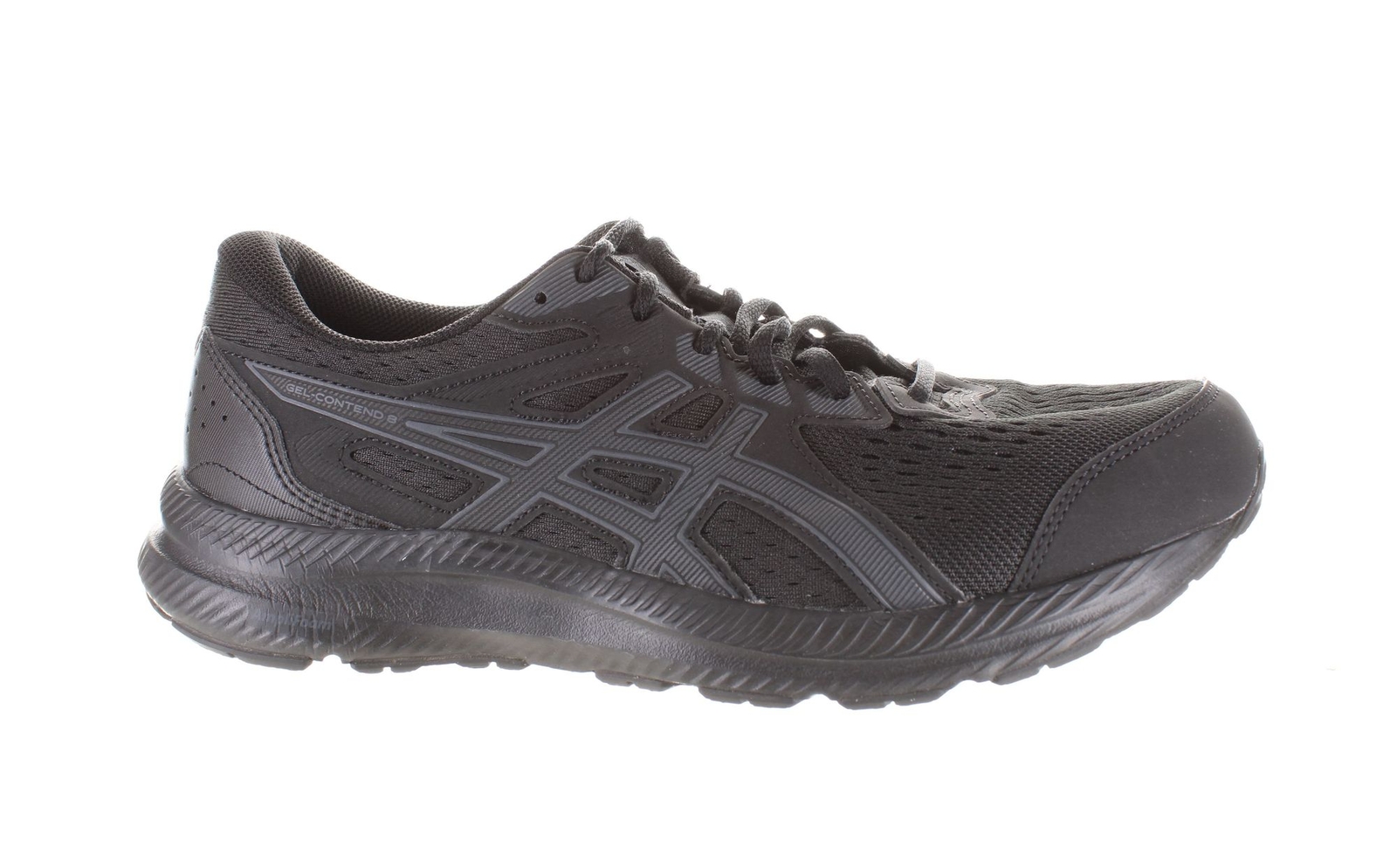 ASICS Womens Gel-Contend 8 Black Running Shoes Size 10 (7740996)