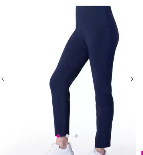 Navy blue cheap capri trousers