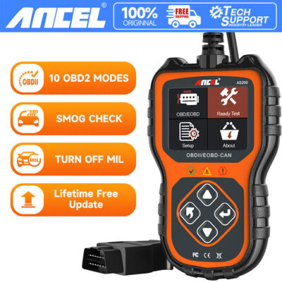 Auto OBD2 Scanner Car Diagnostic Tool OBD2 Code Reader Read/Erase Engine Fault