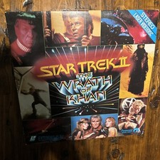 Star Trek II The Wrath Of Khan Extended Play Laserdisc -EXTRA LDs SHIP FREE