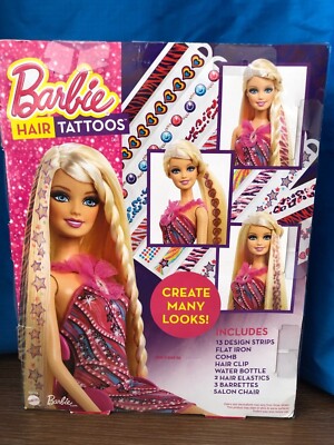 New in Box 2013 Mattel Barbie + Hair Tattoo Doll & Accessories | eBay