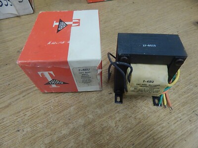NEW Triad F-48U Dry Disk Rect. Transformer 50-60CPS Sec 17-18V 6ARMS 17-8515