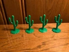 Vintage Marx Play Sets Hard Plastic Green Catus 2 1/4”