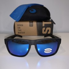 Costa Del Mar SPEARO XL 6S9013-01 59 Matte Black with Blue Mirror Lens