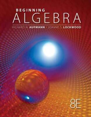 Beginning Algebra, 8th Edition (Textbooks Available with Cen - ACCEPTABLE