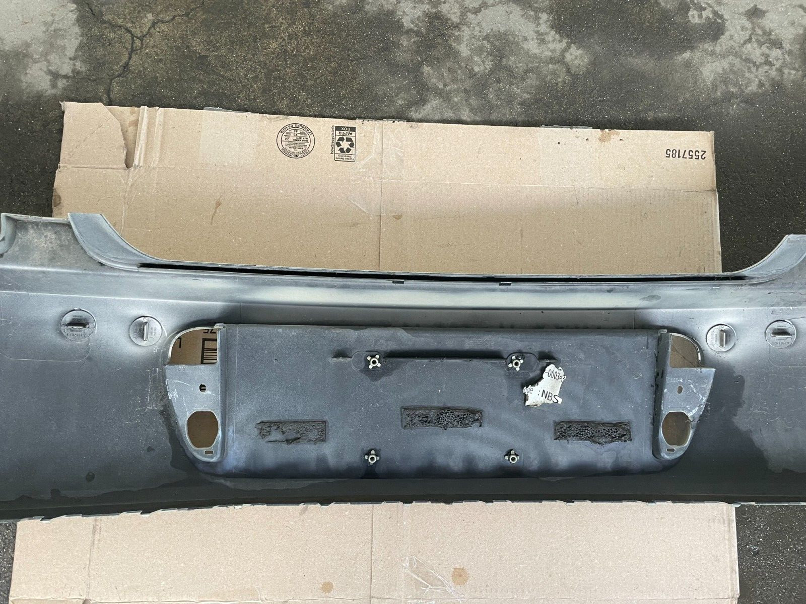 BENTLEY GT REAR BUMPER 2004 2005 2006 2007 2008 2009 2010 GTC 2D 3W8807421 OEM