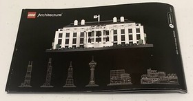 Lego Architecture 21006 The White House - complete with manual