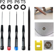 Precision Pentalobe Screwdriver Set P2 P5 P6 5-Point 5-Star 0.8 mm, 1.2 mm & 1.5